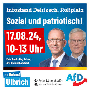 Infostand: Sozial und patriotisch!